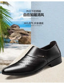 Men Shoes Casual Fashion Mens Dress Shoes for Male Party Sneakers Plus Size Slip on Black Leather Loafer Sapato Social