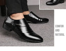 Men Shoes Casual Fashion Mens Dress Shoes for Male Party Sneakers Plus Size Slip on Black Leather Loafer Sapato Social