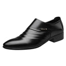 Men Shoes Casual Fashion Mens Dress Shoes for Male Party Sneakers Plus Size Slip on Black Leather Loafer Sapato Social