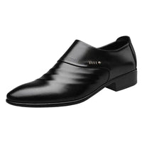 Men Shoes Casual Fashion Mens Dress Shoes for Male Party Sneakers Plus Size Slip on Black Leather Loafer Sapato Social