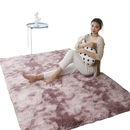 Plush purple ombre rug.