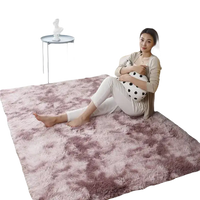 Plush purple ombre rug.