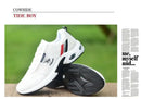 Brand Men’s Sneakers Versatile Air Cushion Running Shoes Men Platform Leather Vulcanized Shoes Breathable Men Casual