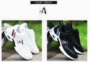 Brand Men’s Sneakers Versatile Air Cushion Running Shoes Men Platform Leather Vulcanized Shoes Breathable Men Casual