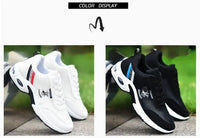 Brand Men’s Sneakers Versatile Air Cushion Running Shoes Men Platform Leather Vulcanized Shoes Breathable Men Casual