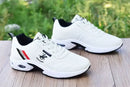 Brand Men’s Sneakers Versatile Air Cushion Running Shoes Men Platform Leather Vulcanized Shoes Breathable Men Casual