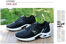 Brand Men’s Sneakers Versatile Air Cushion Running Shoes Men Platform Leather Vulcanized Shoes Breathable Men Casual
