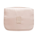 Pink travel toiletry bag.