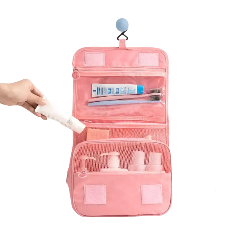 Versatile Travel Duo: Makeup & Grooming Bag