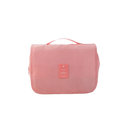 Pink travel toiletry bag.