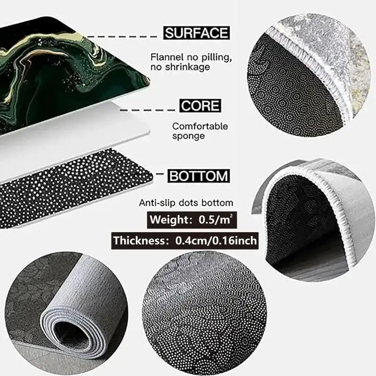 VIAKAM AquaDry Non-Slip Diatomite Floor Mat