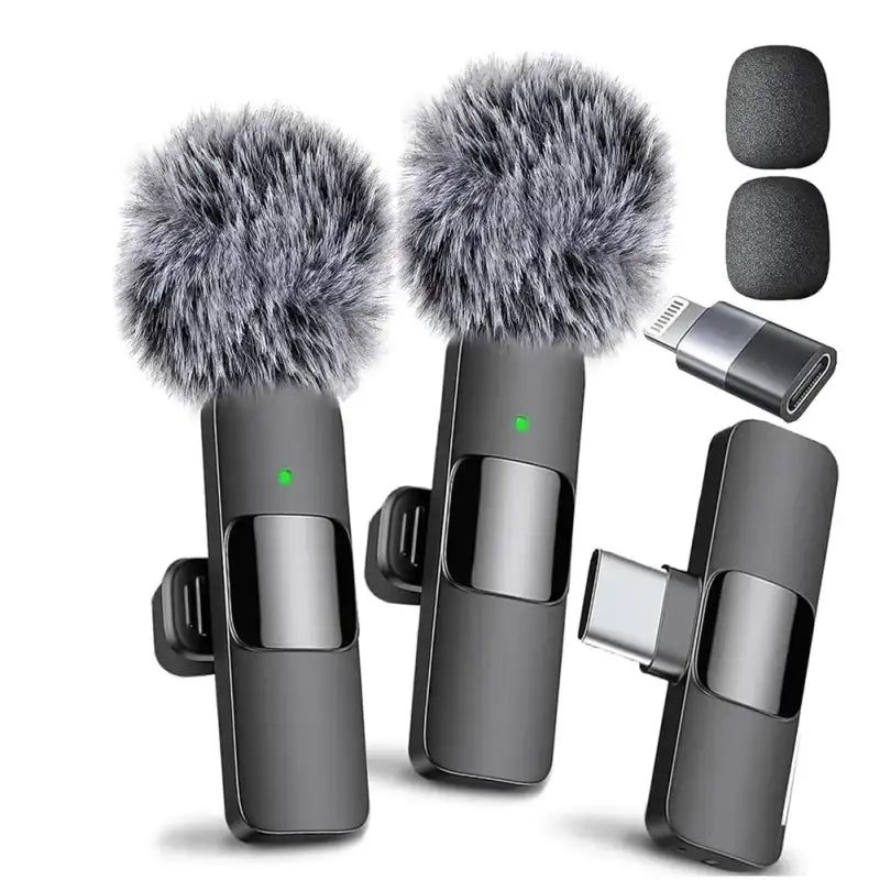 Your Perfect Audio Recordings Companion Video Record Microphone with Type-C Charging