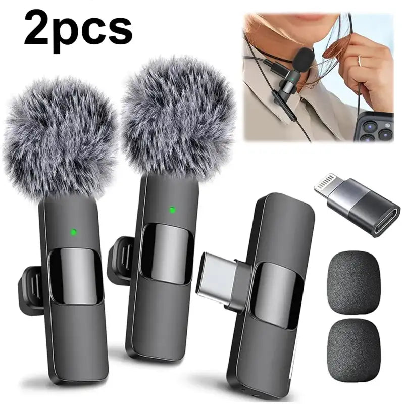 Your Perfect Audio Recordings Companion Video Record Microphone with Type-C Charging