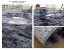 VIKAMA Living Room Silk Hair Carpet Bedroom Coffee Table Rug Wholesale Gradient Bedroom Shaggy Bedside Rugs Home