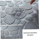 VIKAMA Pebble Embossed Entryway Mat—Absorbent Non - Slip & Minimalist Design for Bathroom Doorstep & Home Decor