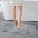 VIKAMA Pebble Embossed Entryway Mat—Absorbent Non - Slip & Minimalist Design for Bathroom Doorstep & Home Decor