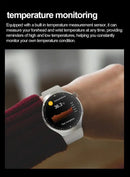 2025New Health Expert Smart Watch Blood Pressure Blood Lipid Uric Acid ECG + PPG Body Temperature Bluetooth Call Health