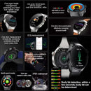 2025New Health Expert Smart Watch Blood Pressure Blood Lipid Uric Acid ECG + PPG Body Temperature Bluetooth Call Health
