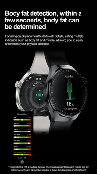 2025New Health Expert Smart Watch Blood Pressure Blood Lipid Uric Acid ECG + PPG Body Temperature Bluetooth Call Health