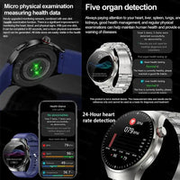 2025New Health Expert Smart Watch Blood Pressure Blood Lipid Uric Acid ECG + PPG Body Temperature Bluetooth Call Health
