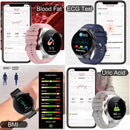 2025New Health Expert Smart Watch Blood Pressure Blood Lipid Uric Acid ECG + PPG Body Temperature Bluetooth Call Health