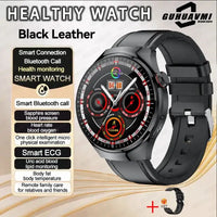 2025New Health Expert Smart Watch Blood Pressure Blood Lipid Uric Acid ECG + PPG Body Temperature Bluetooth Call Health