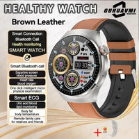 2025New Health Expert Smart Watch Blood Pressure Blood Lipid Uric Acid ECG + PPG Body Temperature Bluetooth Call Health