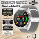 2025New Health Expert Smart Watch Blood Pressure Blood Lipid Uric Acid ECG + PPG Body Temperature Bluetooth Call Health