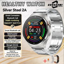 2025New Health Expert Smart Watch Blood Pressure Blood Lipid Uric Acid ECG + PPG Body Temperature Bluetooth Call Health