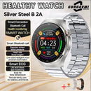 2025New Health Expert Smart Watch Blood Pressure Blood Lipid Uric Acid ECG + PPG Body Temperature Bluetooth Call Health