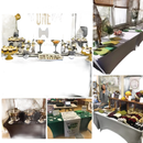 Trendy black spandex table cover from Wacky Black Spandex Table and Stretchfit Table Cover Fiesta