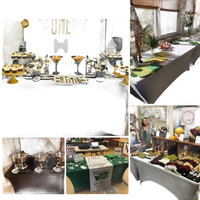 Trendy black spandex table cover from Wacky Black Spandex Table and Stretchfit Table Cover Fiesta