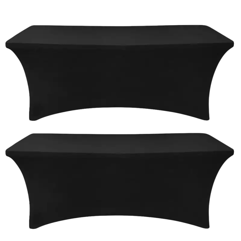 Wacky Black Spandex Table and Stretchfit Table Cover Fiesta