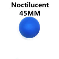 Sticky Squash Stress Ball - Wall Bounce Fun! 🧲 - Blue Noctilucent / 45mm