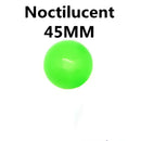 Sticky Squash Stress Ball - Wall Bounce Fun! 🧲 - Green Noctilucent / 45mm