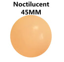 Sticky Squash Stress Ball - Wall Bounce Fun! 🧲 - Orange Noctilucent / 45mm