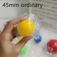 Sticky Squash Stress Ball - Wall Bounce Fun! 🧲 - Ordinary yellow / 45mm