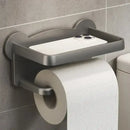 Punch Free Wall Mounted Tissue Storage Rack Paper Roll Shelf Holder Restroom Box Shelve Multi Functional Phone