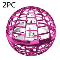 LED Flying Spinner Ball - Boomerang Fun for All! - B 2PC