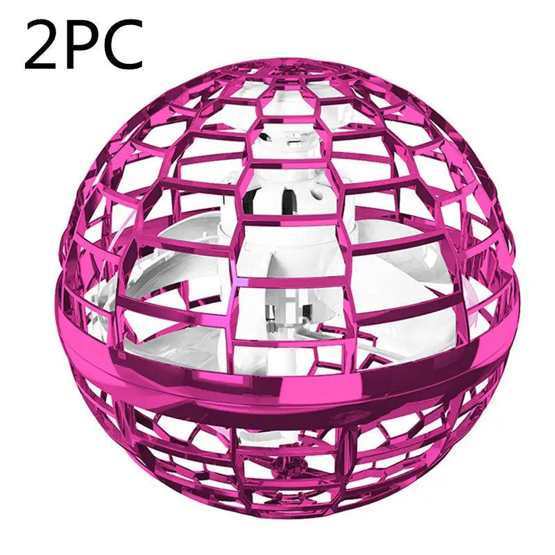 LED Flying Spinner Ball - Boomerang Fun for All! - B 2PC