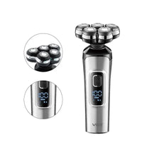 Washed LCD Digital Display New Rechargeable Floating Shaver - V385 Style
