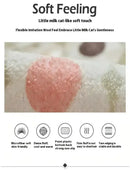 VIKAMA Fresh and Simple Wave Edge Shaped Rug Soft and Comfortable Sofa Mattress Bedside Rug Easy Care Cloakroom