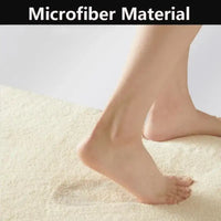 VIKAMA Fresh and Simple Wave Edge Shaped Rug Soft and Comfortable Sofa Mattress Bedside Rug Easy Care Cloakroom