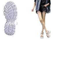 Chunky platform sandals.
