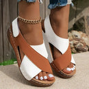 Woman Summer Sandals Shoes Fashion Wedge Shoes Woman Comfortable Women’s Sandals Retro Non-Slip Footwear Women Sandal