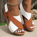 Woman Summer Sandals Shoes Fashion Wedge Shoes Woman Comfortable Women’s Sandals Retro Non-Slip Footwear Women Sandal