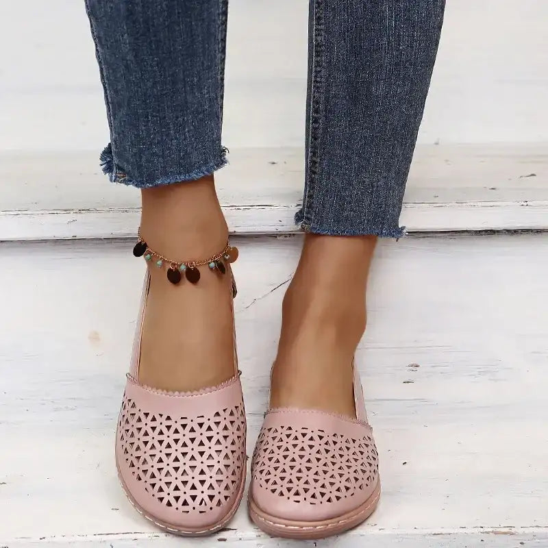 2023 New Women Wedges Sandals Hollow Out Vintage Woman Shoes Slip on Casual Sewing Ladies Sandal Female Summer Zapatos