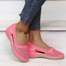2023 New Women Wedges Sandals Hollow Out Vintage Woman Shoes Slip on Casual Sewing Ladies Sandal Female Summer Zapatos