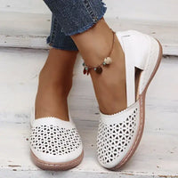 2023 New Women Wedges Sandals Hollow Out Vintage Woman Shoes Slip on Casual Sewing Ladies Sandal Female Summer Zapatos