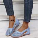 2023 New Women Wedges Sandals Hollow Out Vintage Woman Shoes Slip on Casual Sewing Ladies Sandal Female Summer Zapatos